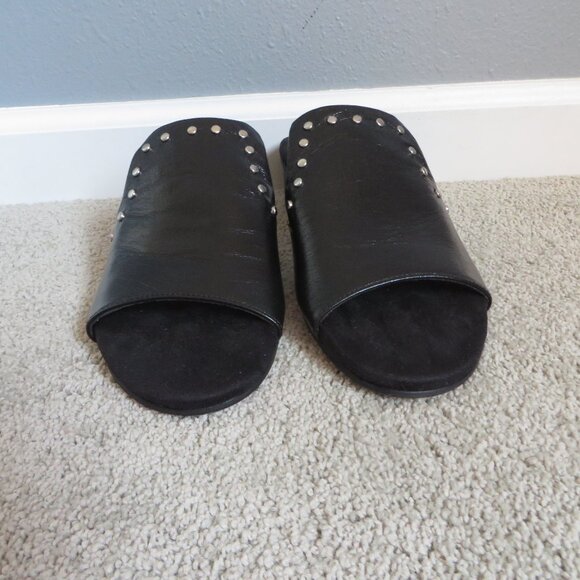 NEW Ros Hommerson Bizzy Womens sandals size 10 Black Leather MADE IN BRAZIL - Picture 3 of 11